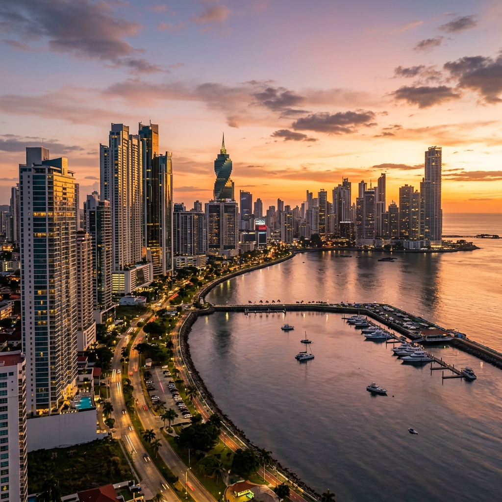 Skyline de Ciudad de Panamá - Centro Financiero Internacional